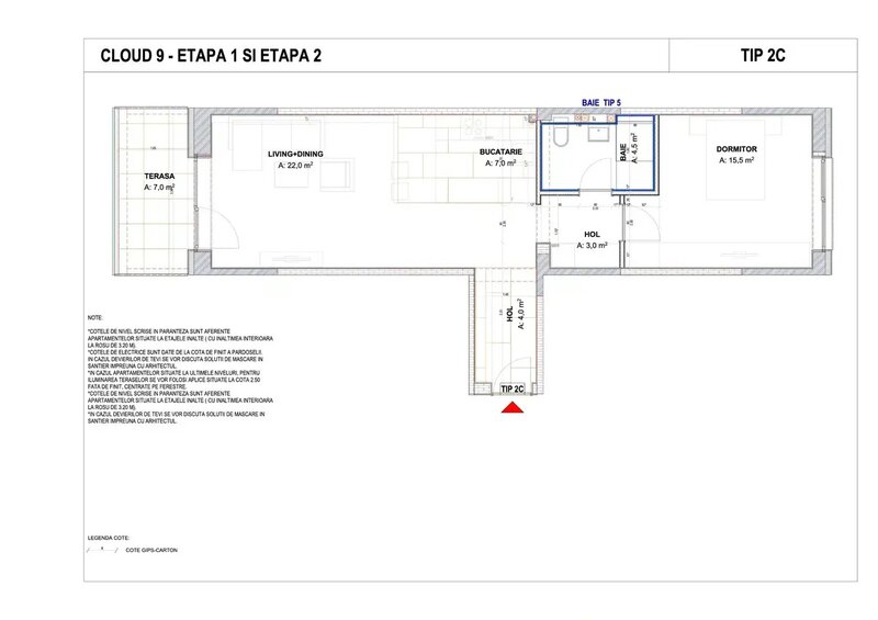 Cloud9 Evolution apartament 2 camere